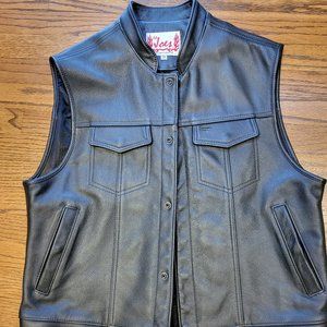 Lil Joe's SOA 4 pocket leather vest